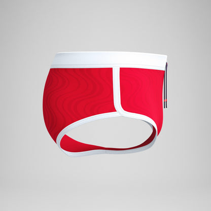 Speedo Jetstream Textured Brief Red