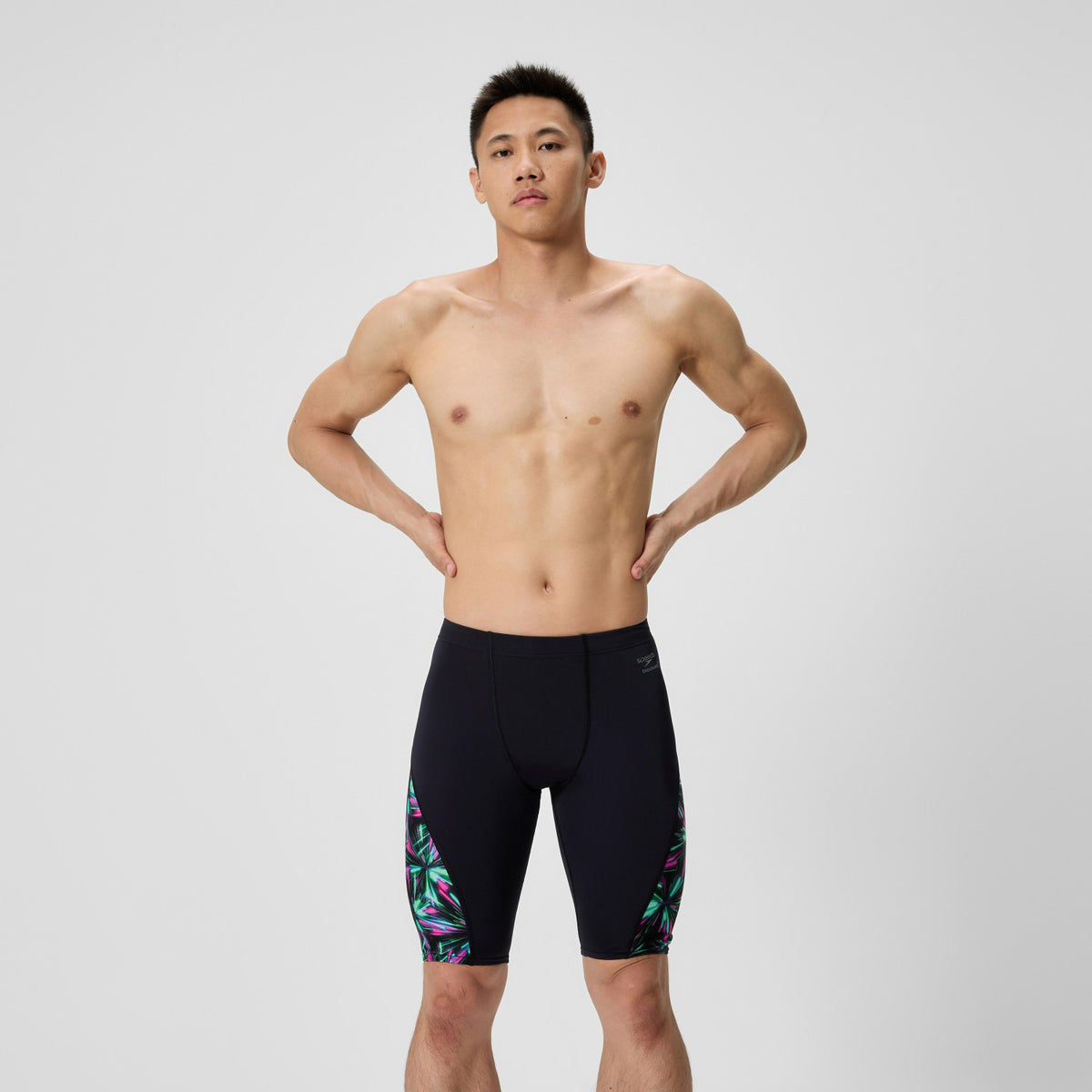 Speedo Club Training Spliced Jammer Black/Green