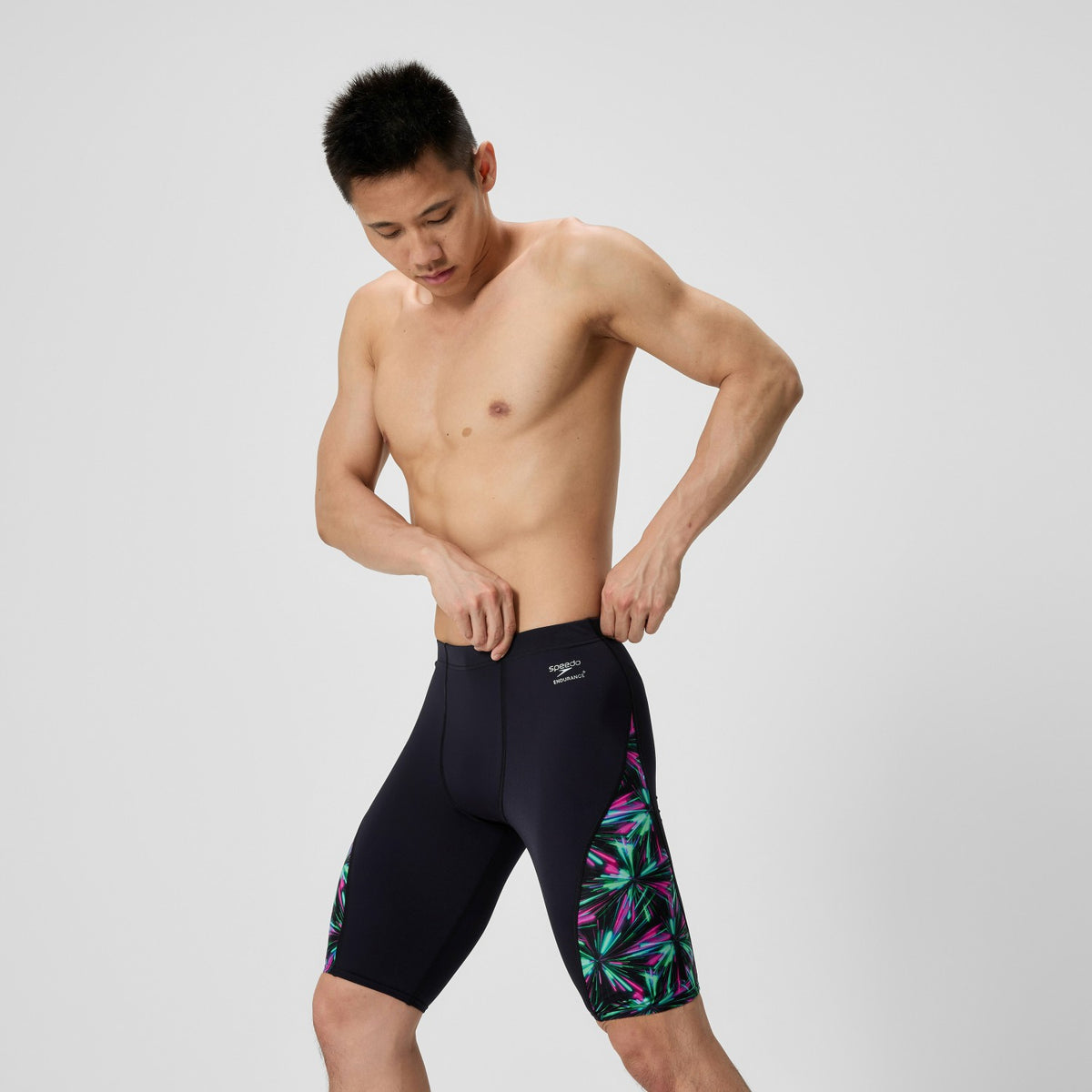 Speedo Club Training Spliced Jammer Black/Green