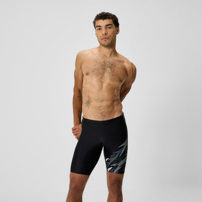 Speedo Medley Logo Jammer Grey/Black