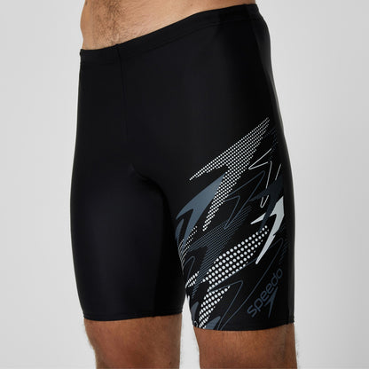 Speedo Medley Logo Jammer Grey/Black