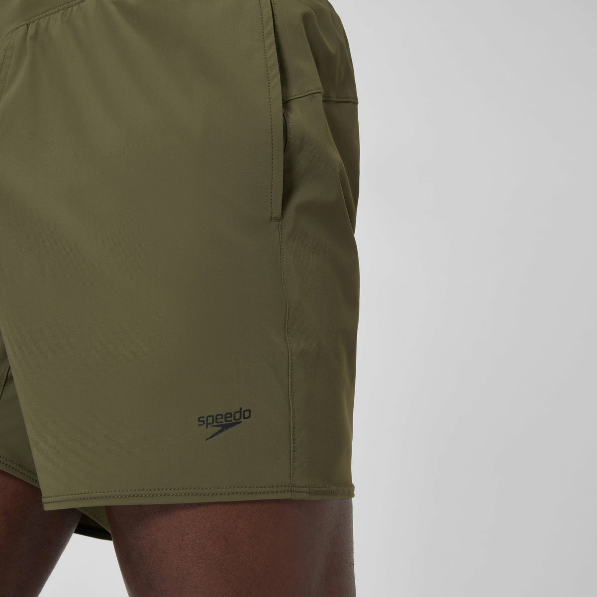 Speedo Lookout Solid Swim Shorts Green