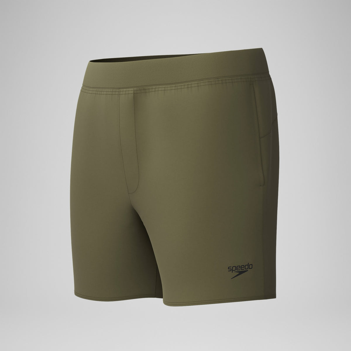 Speedo Lookout Solid Swim Shorts Green