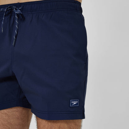 Speedo Classic Solid Redondo Edge Volley Swim Shorts Navy