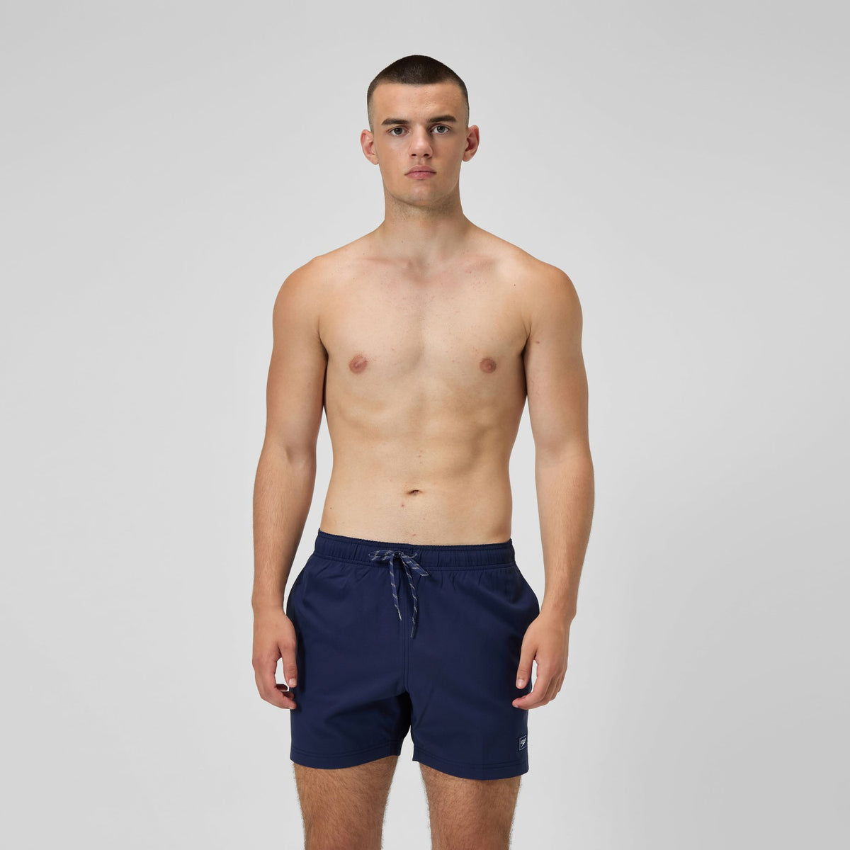 Speedo Classic Solid Redondo Edge Volley Swim Shorts Navy