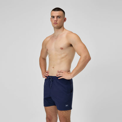 Speedo Classic Solid Redondo Edge Volley Swim Shorts Navy