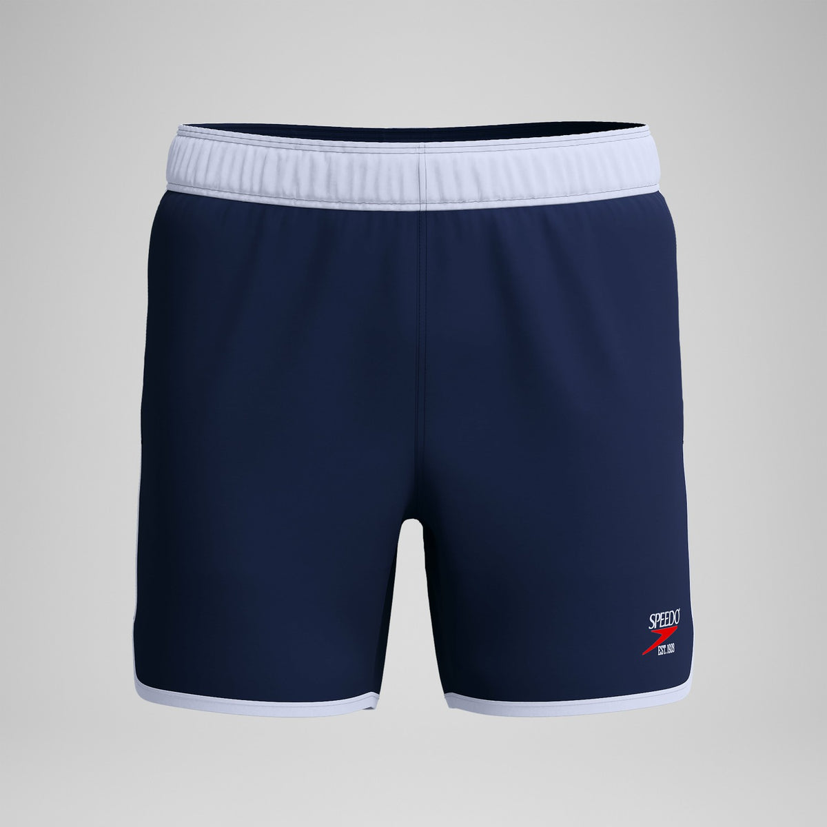 Speedo Jetstream Retro Logo Volley Swim Shorts Navy/White
