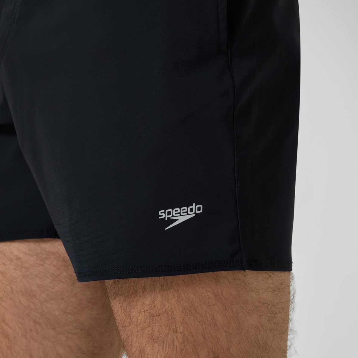Speedo Lookout Solid Swim Shorts Black