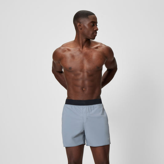 Speedo Lookout Solid Swim Shorts Grey