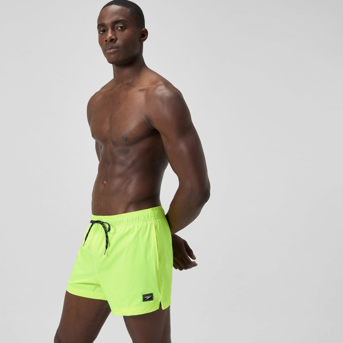 Speedo Classics Solid Rondo Edge Volley Swim Shorts Yellow