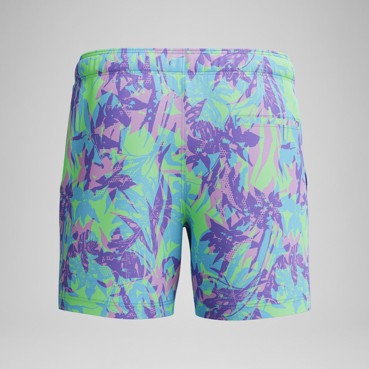 Speedo Redondo Edge Printed Swim Shorts Purple/Green