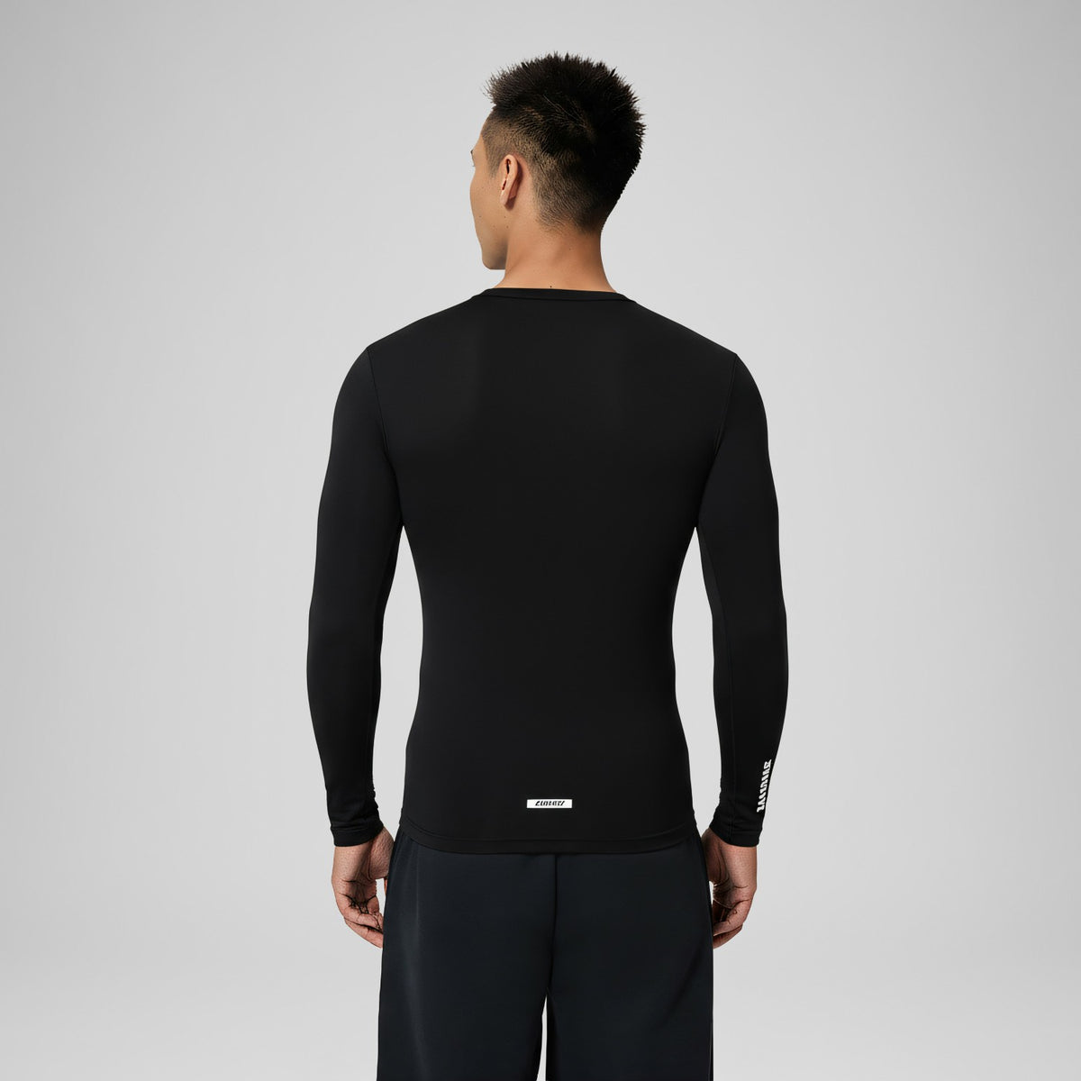 Speedo Endurance+ Logo Long Sleeve Rashguard Black