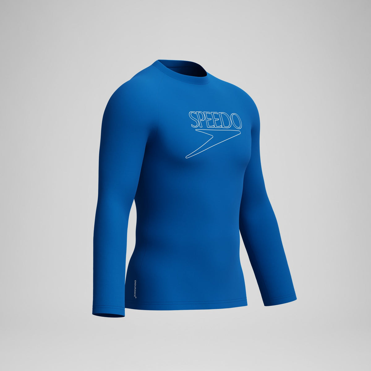 Speedo Endurance+ Logo Long Sleeve Rashguard Blue