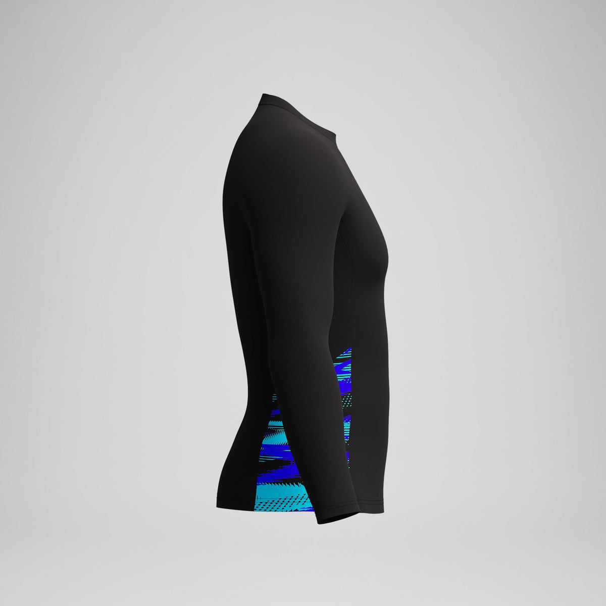 Speedo Endurance+ Splice Rash Top Black/Blue
