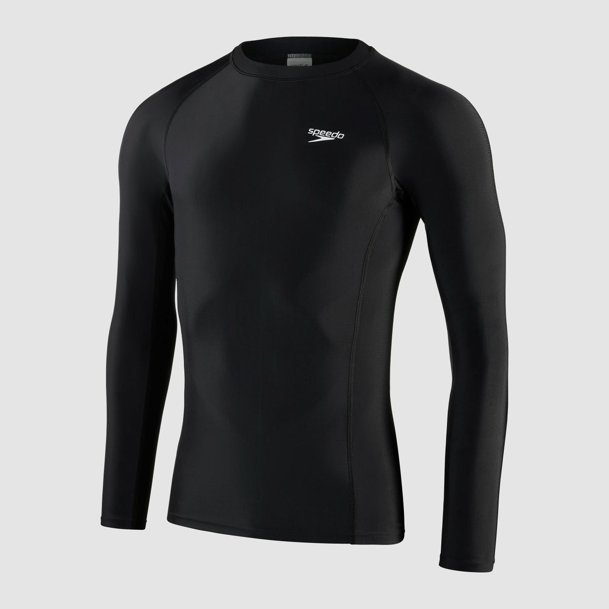 Speedo Long Sleeved Sun Protection Top Black/White