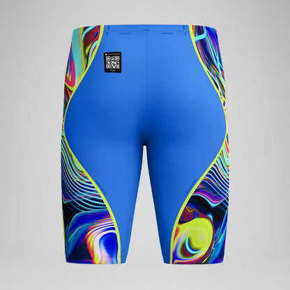 Speedo Fastskin LZR Pure Intent 2.0 High Waist Jammer Blue/Yellow/Red