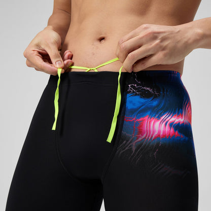 Speedo Club Training Printed Jammer Black