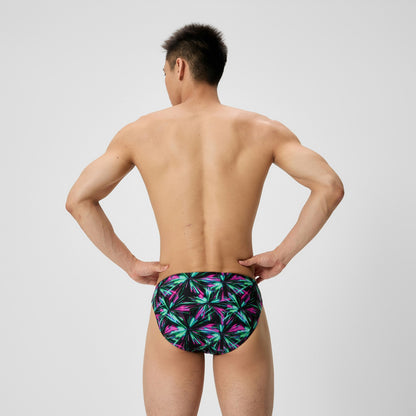 Speedo Club Training Printed Brief Green/Black