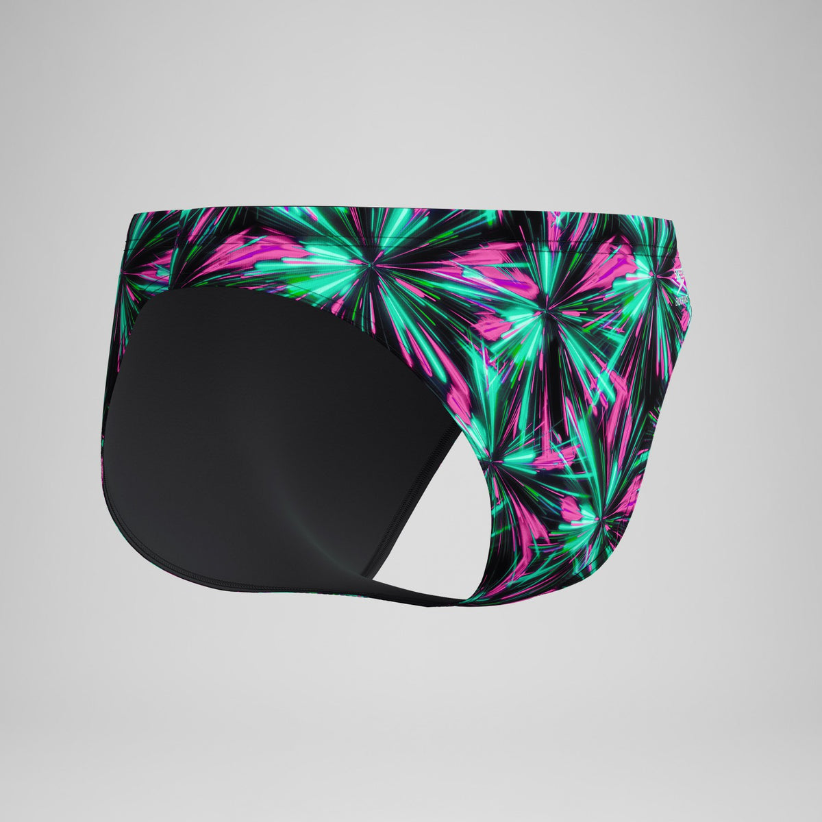 Speedo Club Training Printed Brief Green/Black
