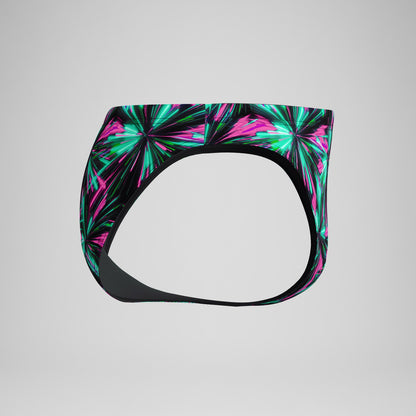 Speedo Club Training Printed Brief Green/Black