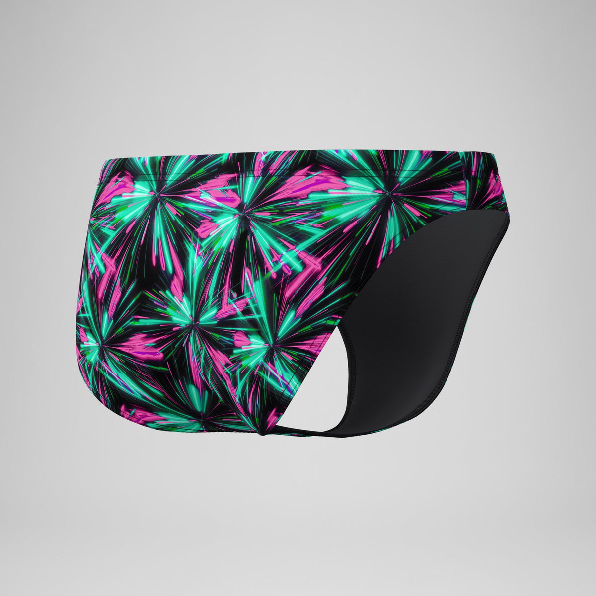 Speedo Club Training Printed Brief Green/Black
