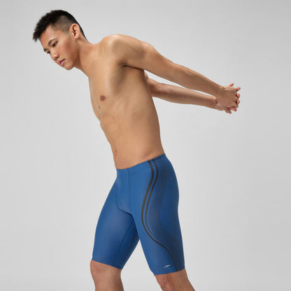 Speedo Printed V Class Movement Jammer Blue
