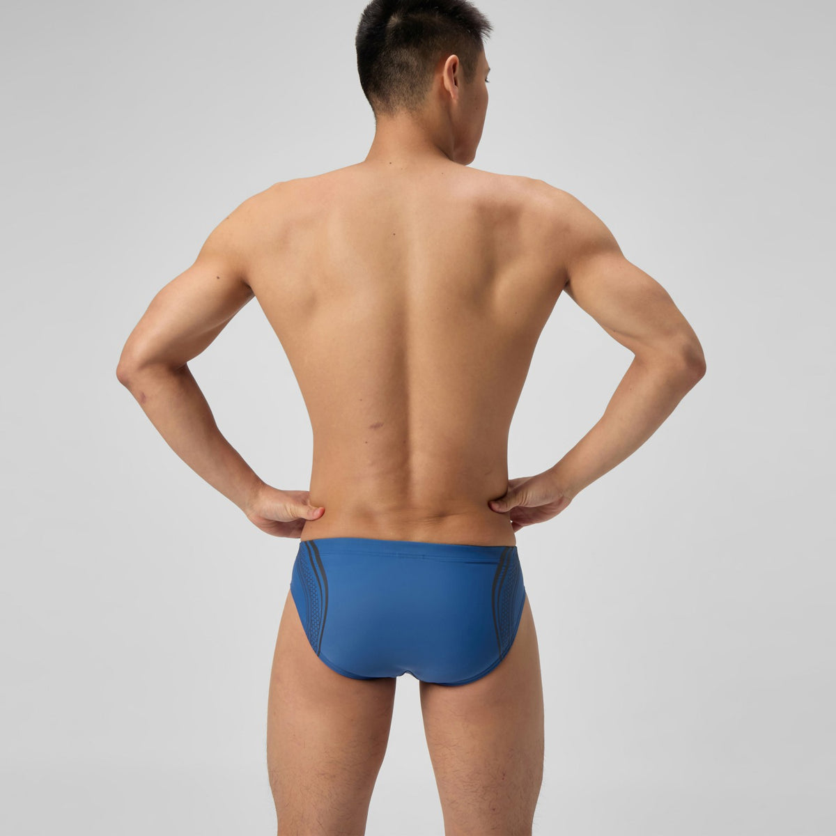 Speedo Printed V Class Movement Brief Blue