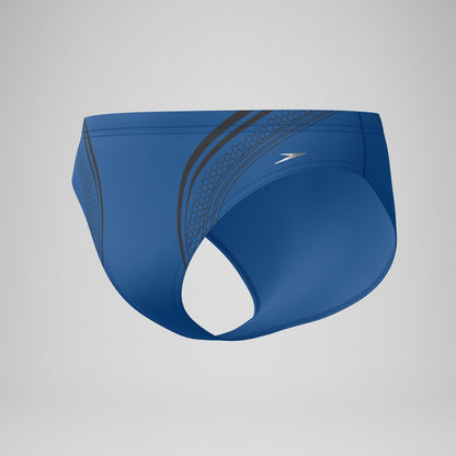 Speedo Printed V Class Movement Brief Blue