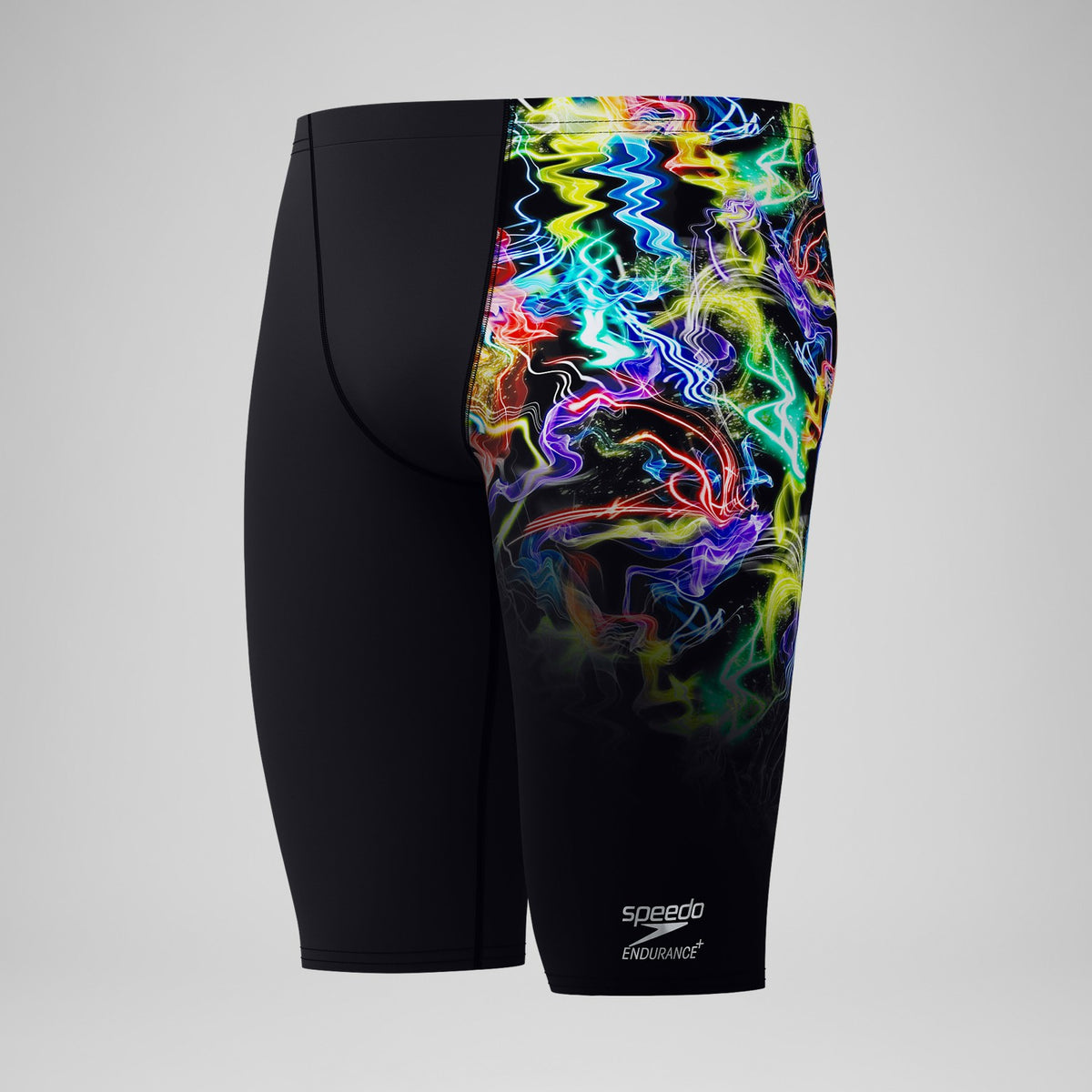 Speedo Club Training Printed Jammer Black/Green