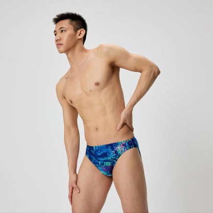 Speedo Club Training Printed Brief Navy