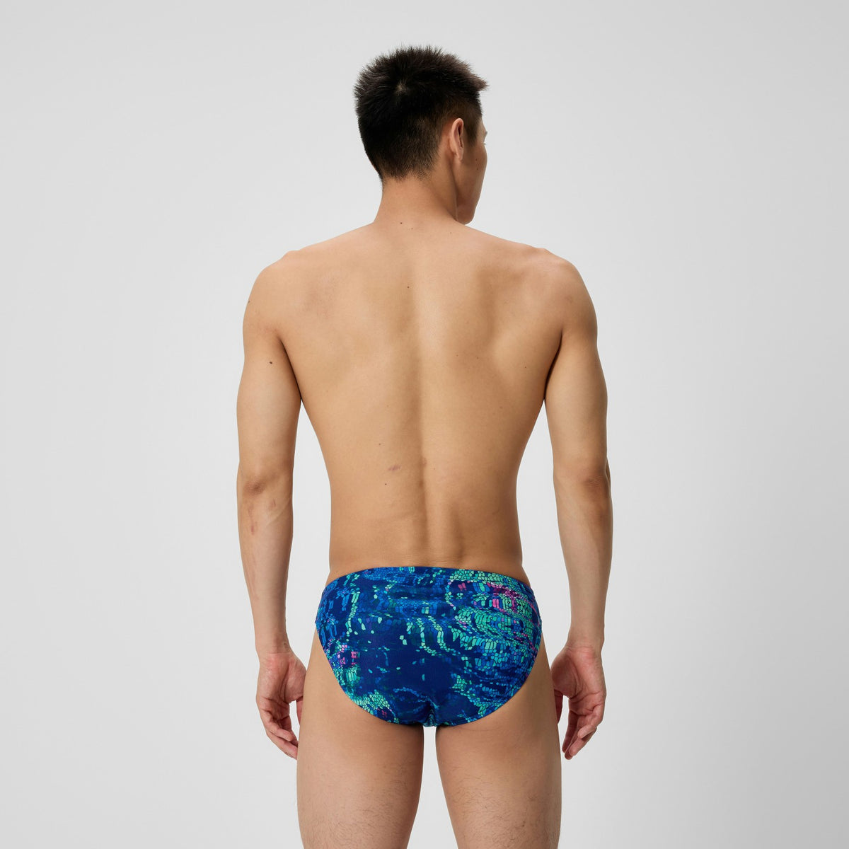 Speedo Club Training Printed Brief Navy