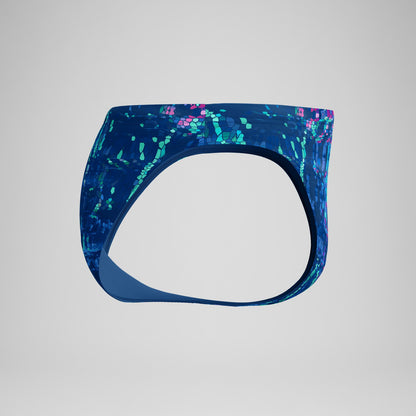 Speedo Club Training Printed Brief Navy