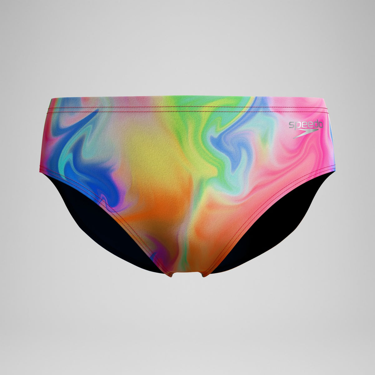 Speedo Club Training Printed Brief Pink/Yellow