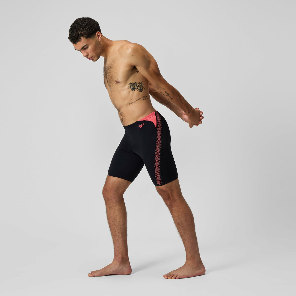 Speedo HyperBoom Splice Jammer Black/Coral