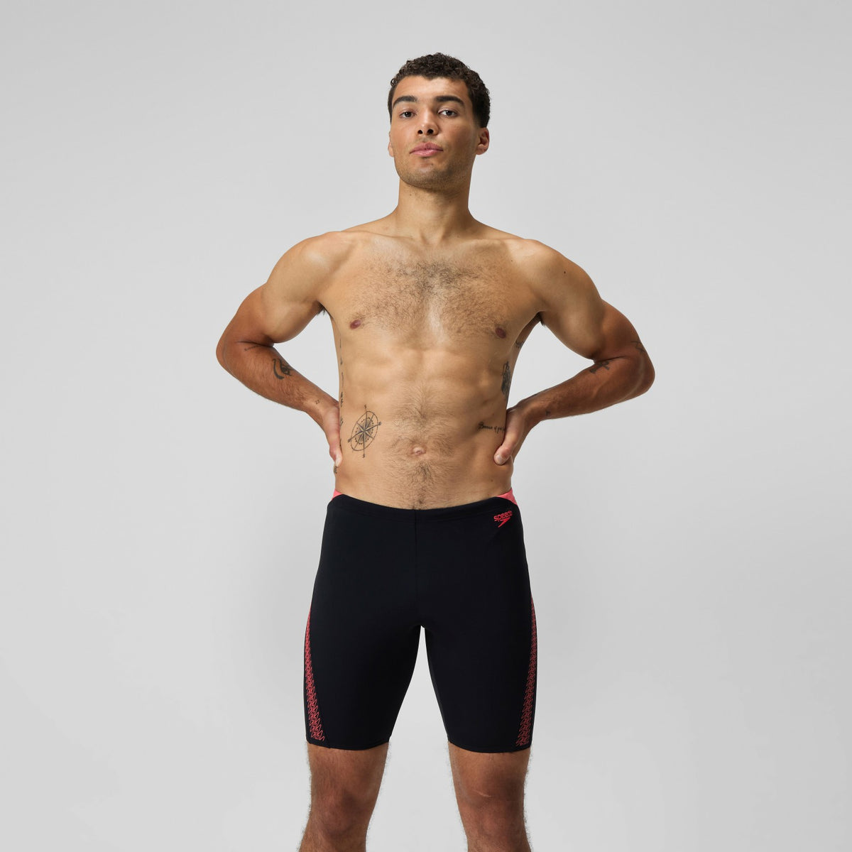 Speedo HyperBoom Splice Jammer Black/Coral