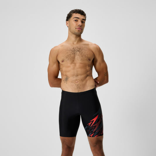 Speedo Medley Logo Jammer Black/Red