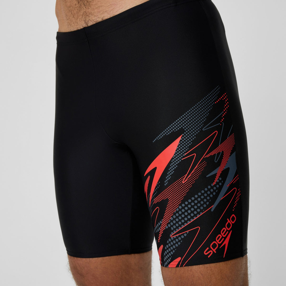 Speedo Medley Logo Jammer Black/Red