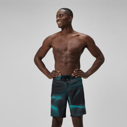 Speedo Lookout Printed Boardshorts Dark Green