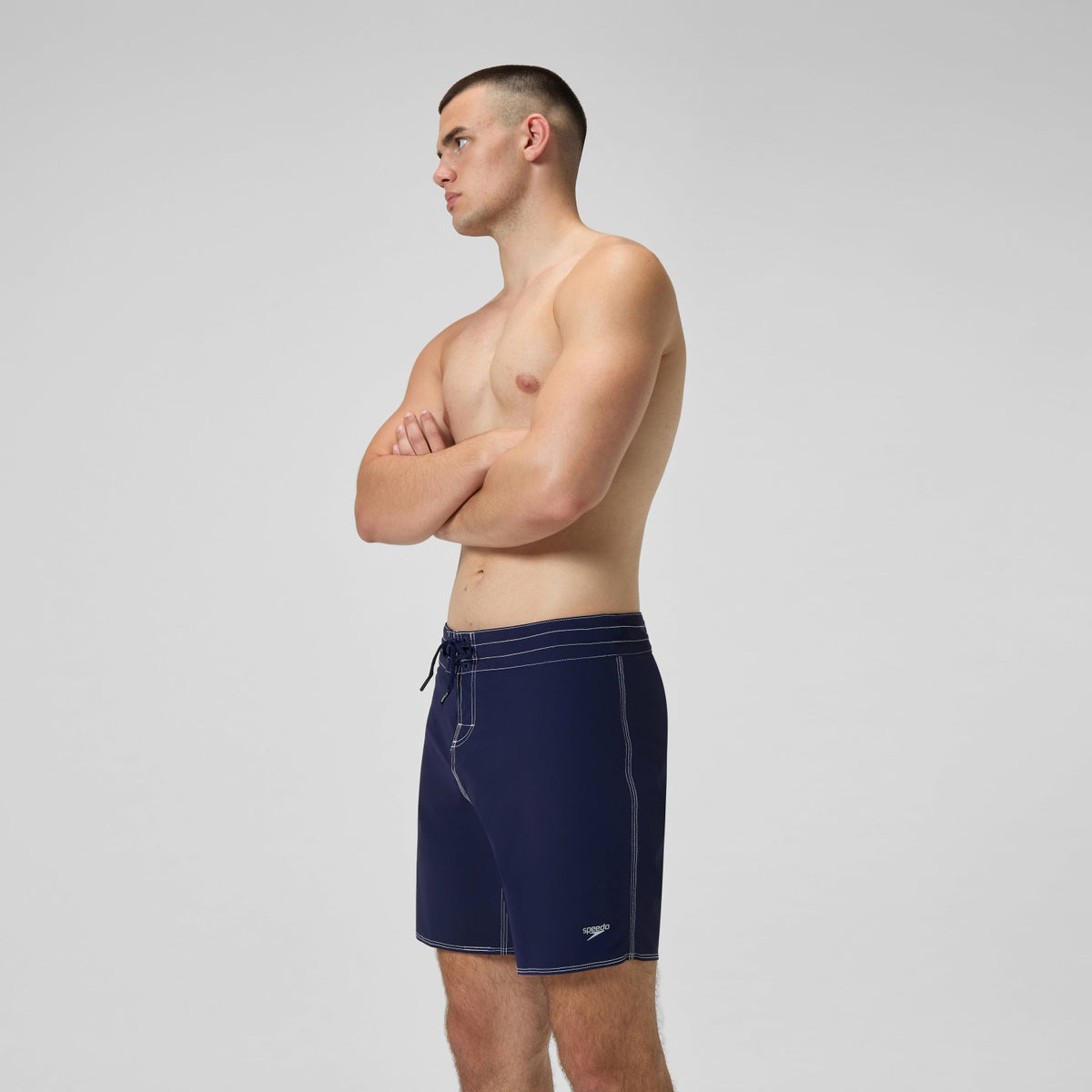 Speedo Lookout Solid Boardshorts Navy