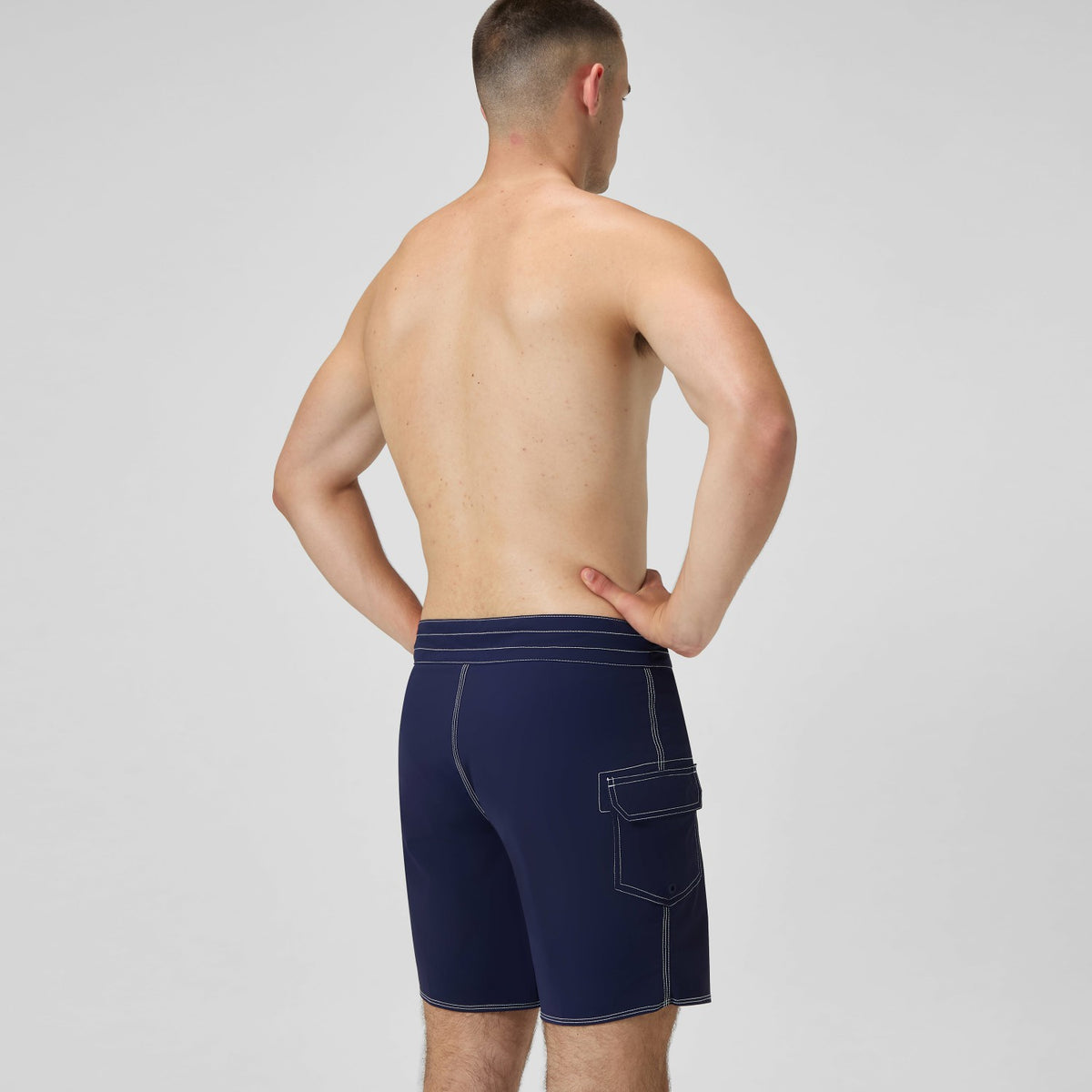 Speedo Lookout Solid Boardshorts Navy