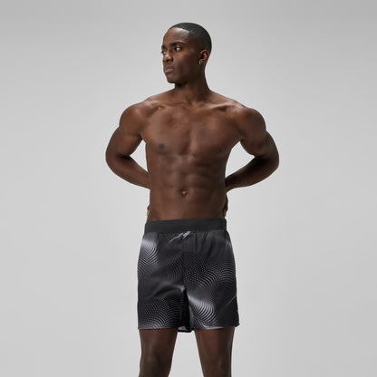 Speedo Lookout Printed Swim Shorts Grey
