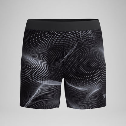 Speedo Lookout Printed Swim Shorts Grey
