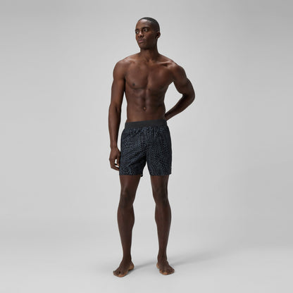 Speedo Lookout Printed Swim Shorts Black