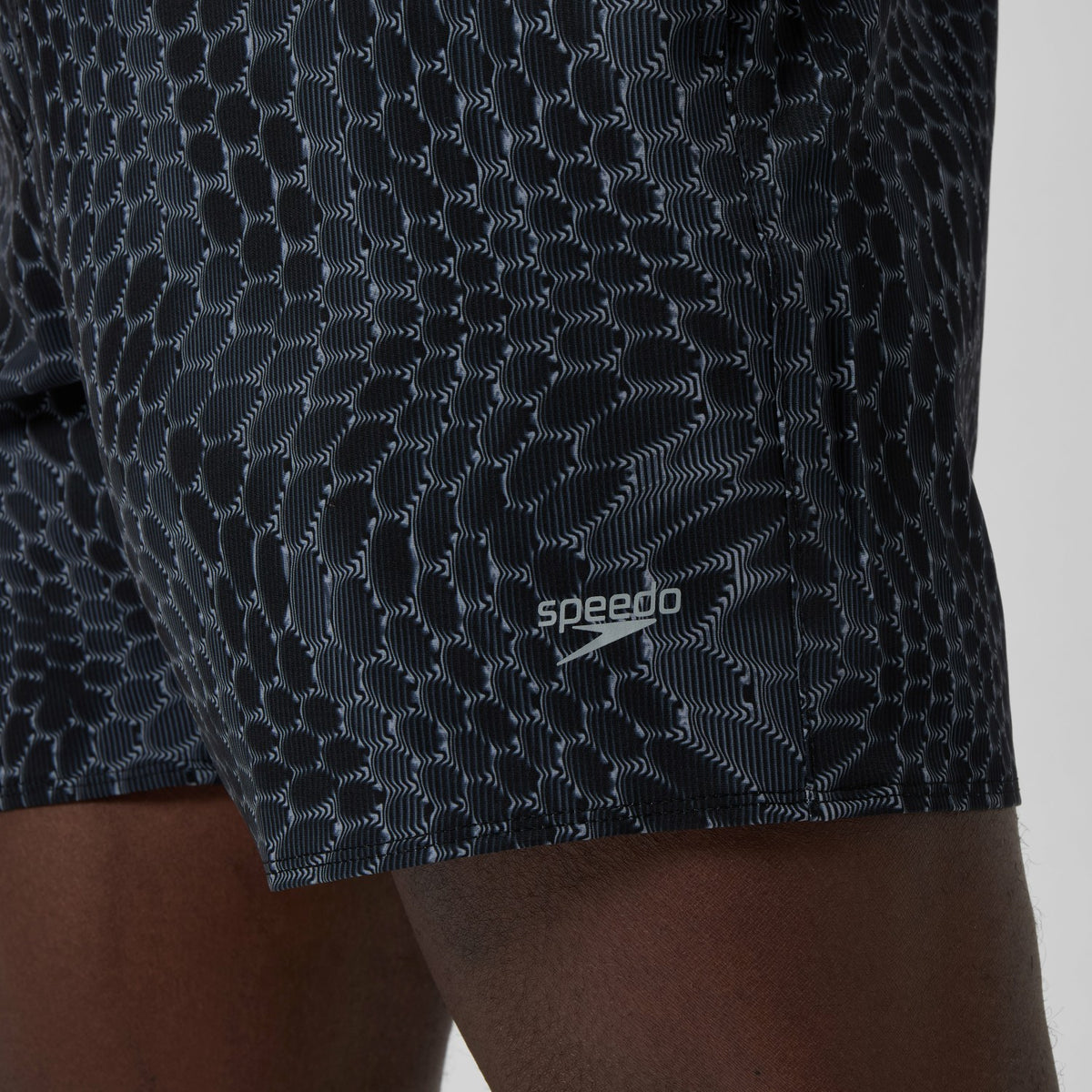 Speedo Lookout Printed Swim Shorts Black