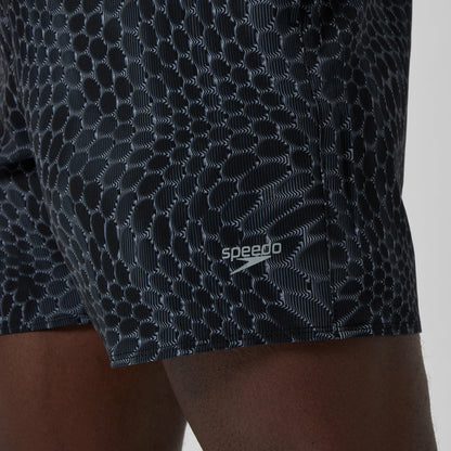 Speedo Lookout Printed Swim Shorts Black