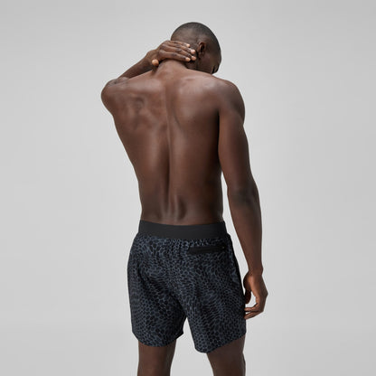 Speedo Lookout Printed Swim Shorts Black