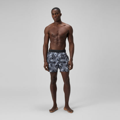 Speedo Lookout Printed Swim Shorts Grey