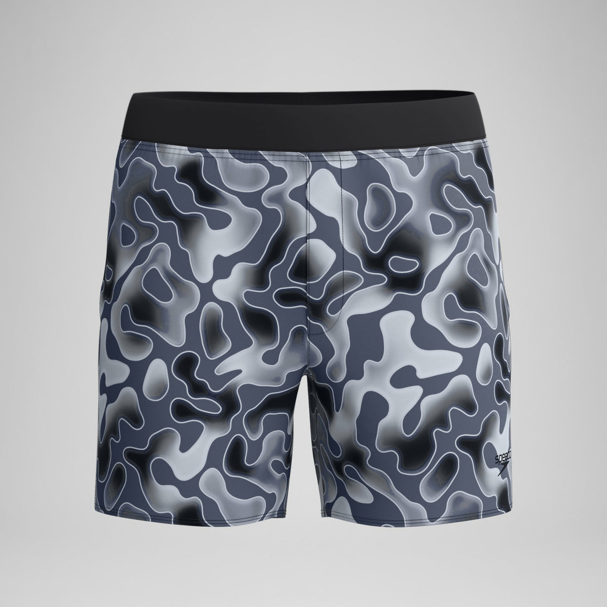 Speedo Lookout Printed Swim Shorts Grey