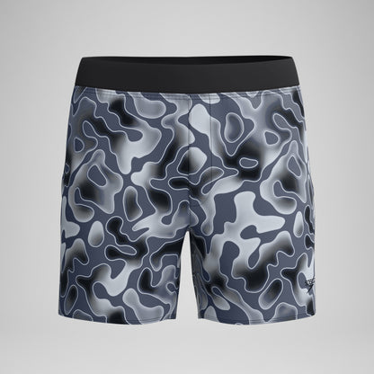 Speedo Lookout Printed Swim Shorts Grey