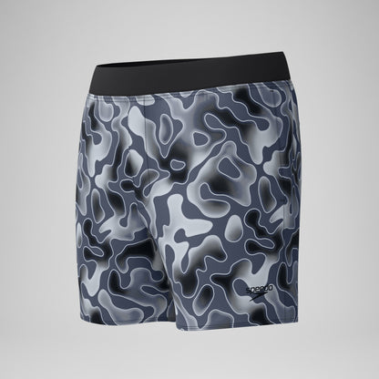 Speedo Lookout Printed Swim Shorts Grey